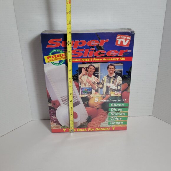 As Seen On TV Super Slicer 5 Machines In 1 Slices Dices Shreds Chips Chops New - Picture 7 of 7